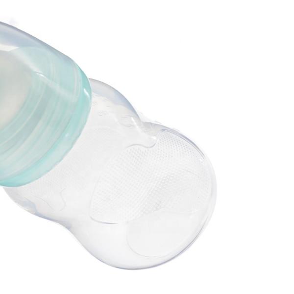 OEM 8.8oz Wide Neck Squeeze Silicone Baby Milk Bottle