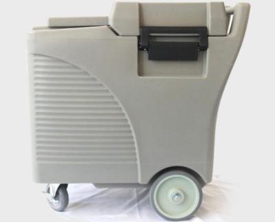Insulated Plastic Ice Transport Cube Storage Box Ice Caddy Cart 125L UV-resistant