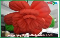Casarse la decoración inflable de la iluminación/la iluminación inflable roja de la flor