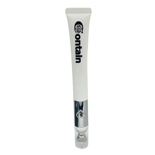 Customized Lotion Squeeze Tube Eye Cream Massage Packaging Cosmetic Plastic Soft Tube with Massage Applicator Zinc Alloy