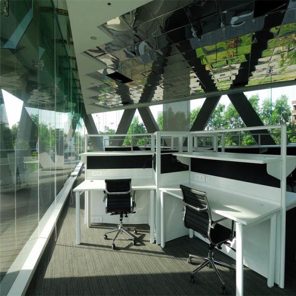 600x1200mm Stainless Steel Ceiling Panel 0.5mm Concealed Mirror Clip In Ceiling