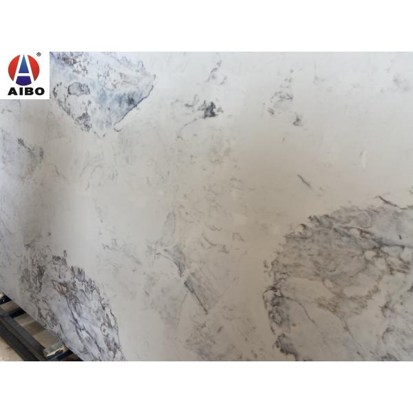 New Arrival Calacatta White Artificial Crystal Extra White Marble Stone Quartz Slabs Porcelain Artificial Quartz Stone