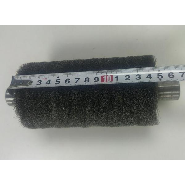Professional Metal Shaft 150mm Diameter Grinding Rust Removal Wire Brush Roller