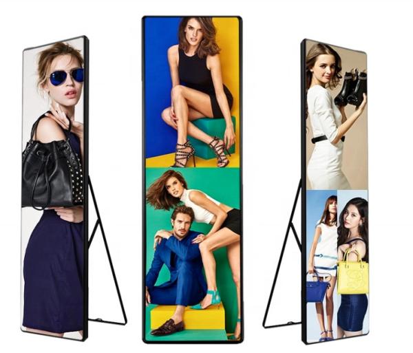 P3 P4 Advertising Outdoor Led Digital Poster Waterproof Floor Led Display