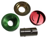 As peças de bronze da máquina de dobra do CNC anodizaram componentes da máquina de corte do laser
