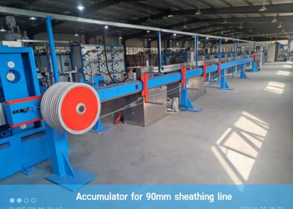 8KVA Horizontal Cable Accumulator Fiber Optic Cable Machine For Sheathing Line