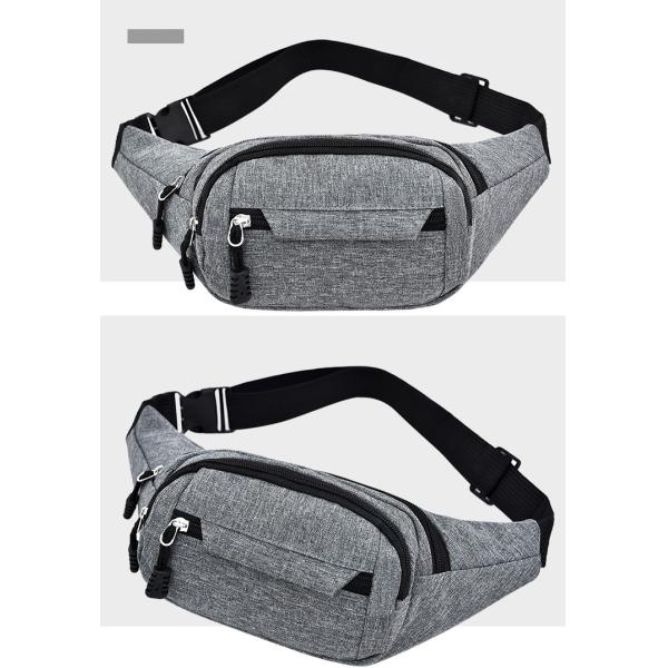 Rpet Water Resistant Waist Pack  Eco Friendly Waist Pouch For Men Women Custom Print