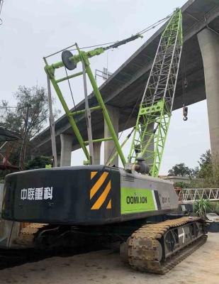 Used QUY80 Zoomlion 80 Ton Crawler Crane with 58m Boom Lenth
