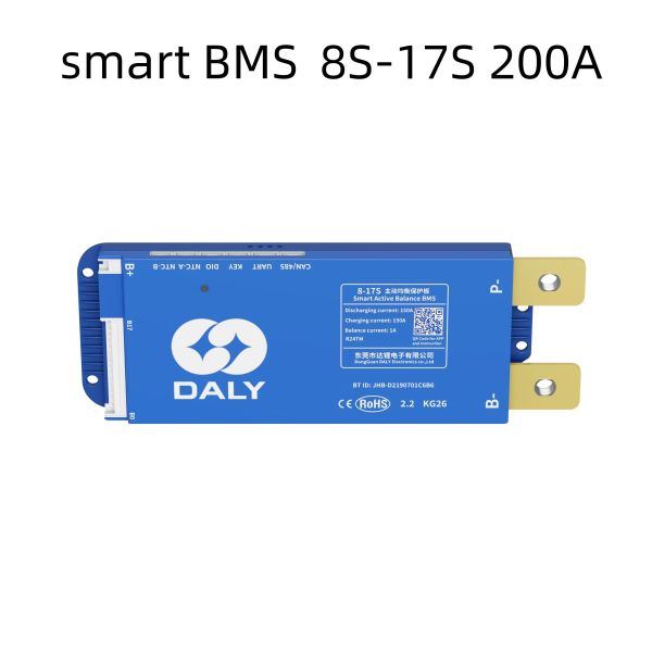Smart Active Balance BMS 4-24s 200A WiFi Built in Bt