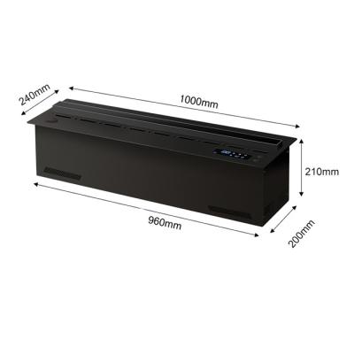 800mm LED Chama Cores 3D Fogo Vapor Chama de vapor Chama de vapor de água