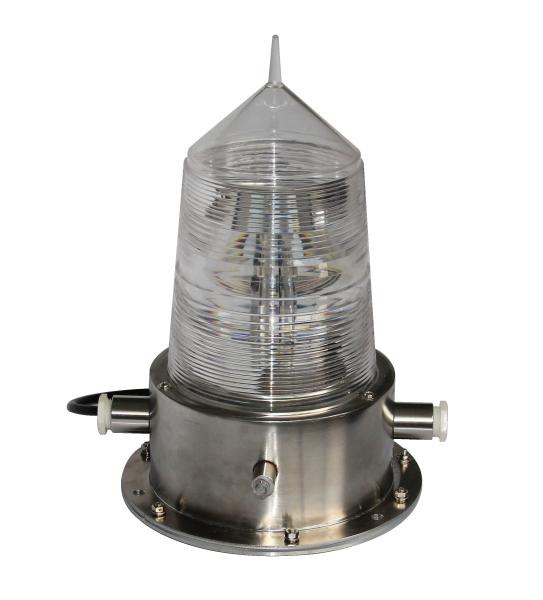 Feu de signalisation d'obstruction à LED stroboscopique antidéflagrant avec sirène 12V/24V/36V en alliage d'aluminium pour utilisation dans les mines de charbon