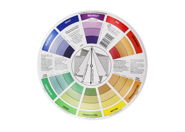 Tattoo Pigment Color Wheel Paper Card Equipment Supplies