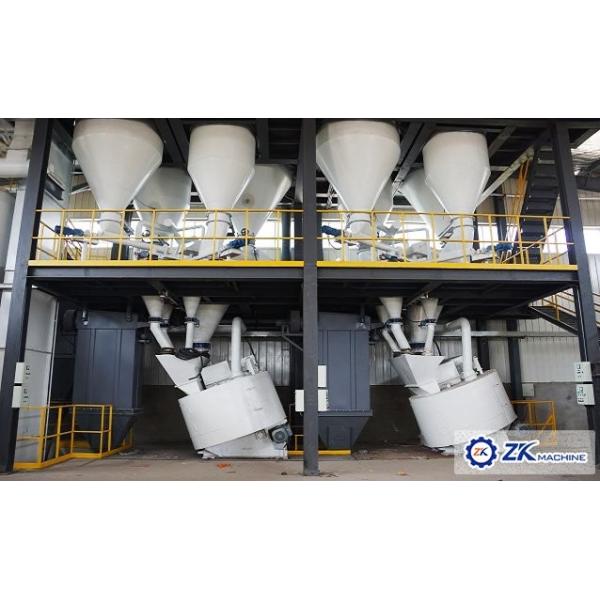 Ceramic Sand Pelletization 90% 2.5tph Rotary Drum Granulator