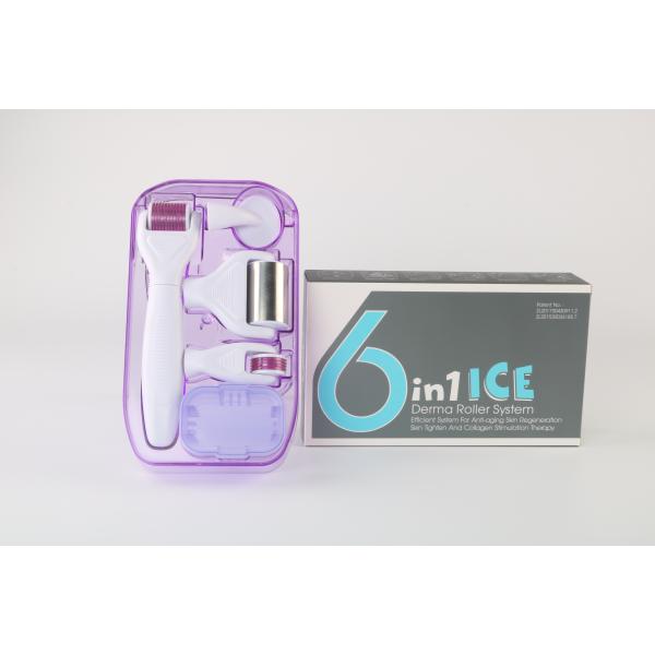 6 in 1 Derma Roller Kit with Ice Roller Skin Cooling Derma Care Facial Beauty NO Plugs Type