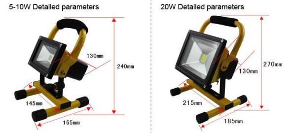 Cordless Rechargeable Led Worklight Spots Lamp for Car Fishing Camping Lighting