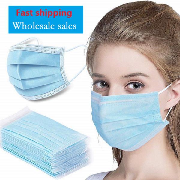 Dust Proof  Medical Disposable Face Mask Prevent Droplets Food Industry Use