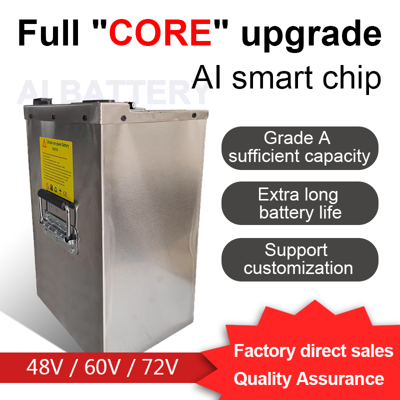 Electric Motorcycle Lithium Battery 48V 60V 72V Fast Charging