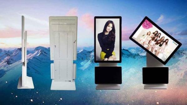 Vertical Rotary 43 1920*1080 178 Degree LCD Advertising Kiosk