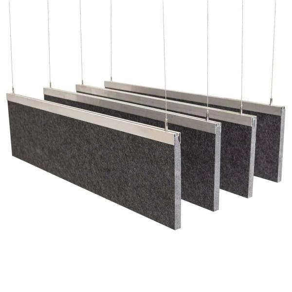 Polyester Fiber Acoustic Panel 600x600mm 15mm Sound Absorbing Wall Board for Research Laboratory Interior Decoration