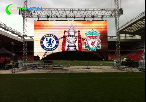 Advertising Outdoor Video Screen Rental P10 P8 Full Color 256X128mm 320X160mm Available
