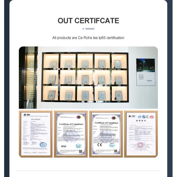 Die Cast Aluminium 30W Solar Pillar Light Garage Fence Decoration post lamp