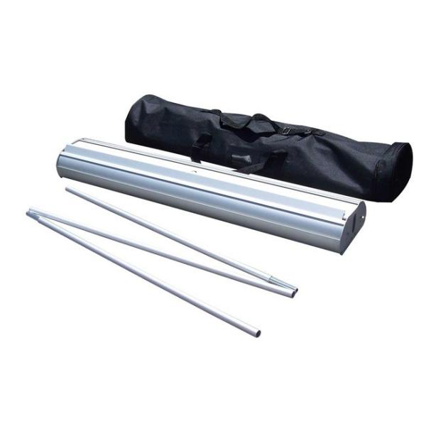 O dobro da liga de alumínio tomou partido levanta a bandeira 85×200 cm com os sacos de nylon do curso