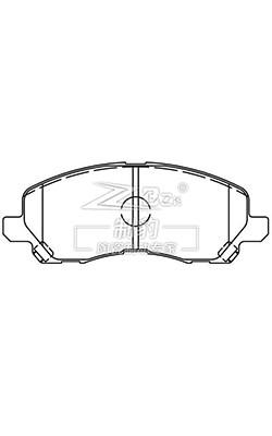 Honda Placas de travagem frontal de cerâmica suave TRW F564 43022-ST3-E01