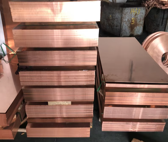 0.5mm Pure Red Copper Plate 0.8mm 1mm 3mm 4mm C1100 3/4 Hard Cathode