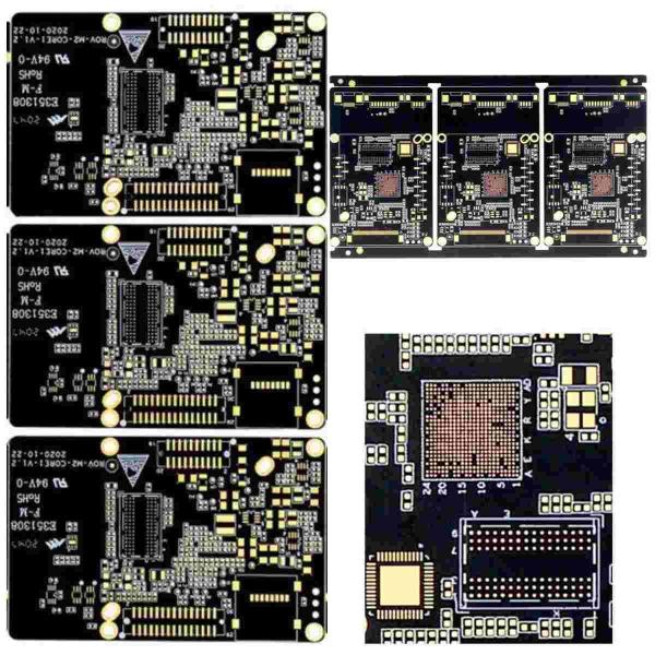 Доска 3oz 2.4mm PCB соединения HDI высокой плотности цвет черноты 14 слоев