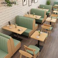 Allocation des places commerciale arrière élevée de cabine de restaurant de cuir de meubles de cafétéria de double côté