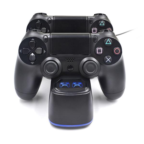 2018 New Dual USB Controller Charger Charging Dock Station with LED Indicator for Ps4 / PS4 Pro / PS4 Slim controllers