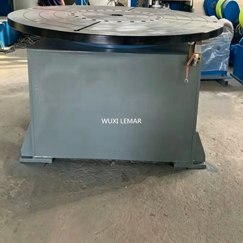 1 Ton Welding Positioning Table, Horizontal Rotary Welding Turn Table with T-slot