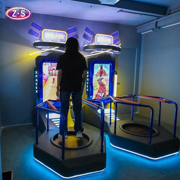 Family Entertainment Multiplayer Interactive Trampoline Game Online Battles Social Features
