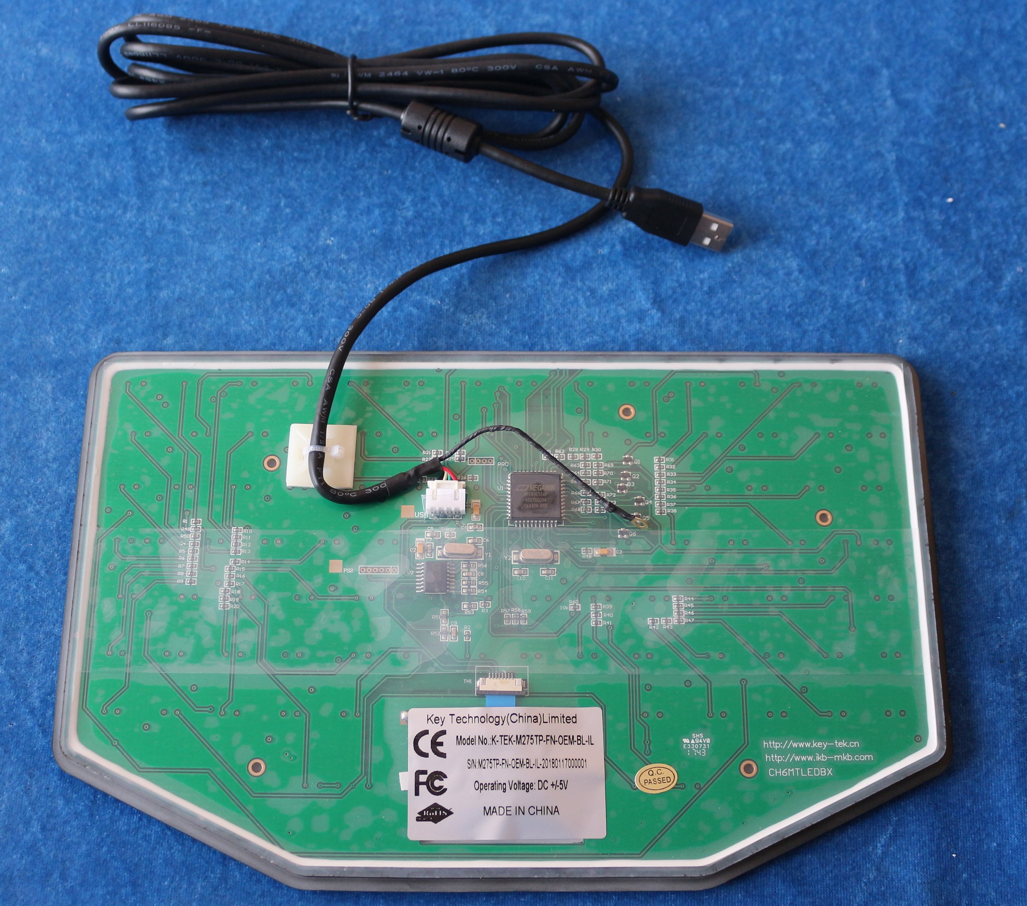 Резиновый красный цвет освещает USB контржурным светом PS2 клавиатуры Usb силикона 30mA