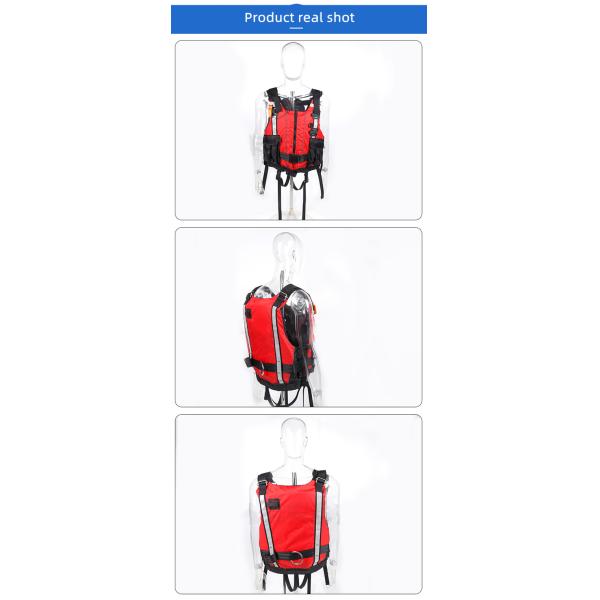 Kayak 420d Twill Fishing Life Vest Jacket Buoyancy Foam Filling Twill Oxford Cloth