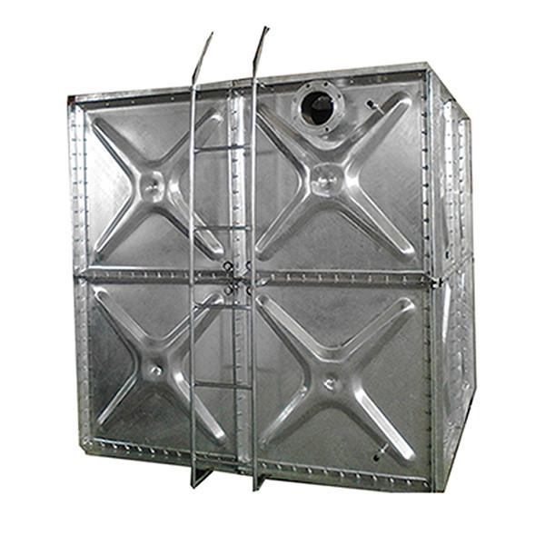 Bolted Galvanized Steel Water Tank 1.5 - 5mm Panel Thickness Temporary Water Storage