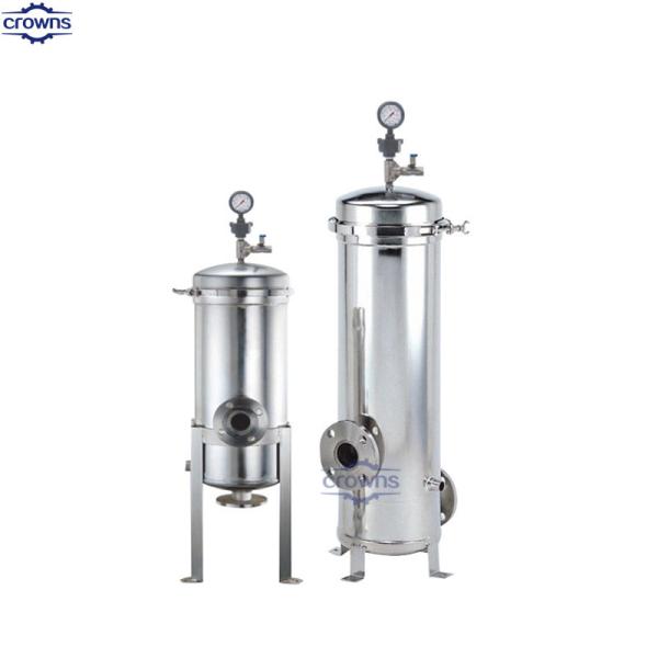 頑丈な構造 PP PE sintered 10 水衛生カートリッジ 多角フィルターハウジング