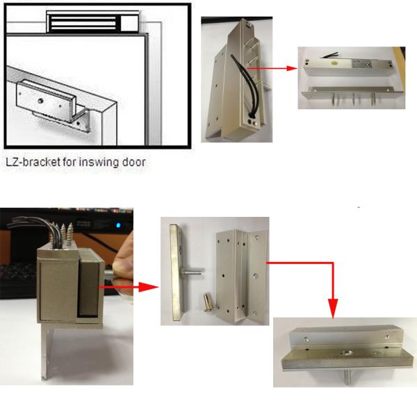 Зл сформировало замки кронштейна металла электромагнитные для раздвижных дверей 150кг/270кг/300кг/500кг
