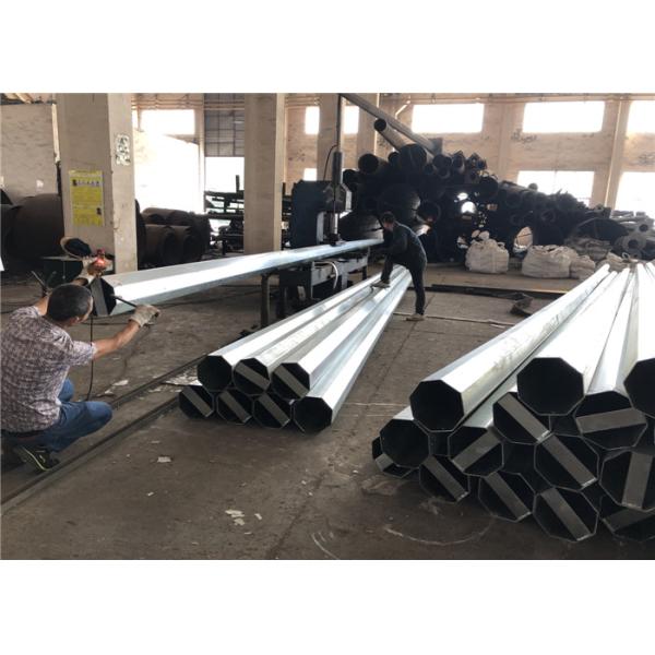 Carga de cálculo anti del moho del acero inoxidable del poste eléctrico tubular durable de poste