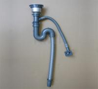 Acessórios da banca da cozinha de DIY em volta do único filtro da cesta com tubulação plástica