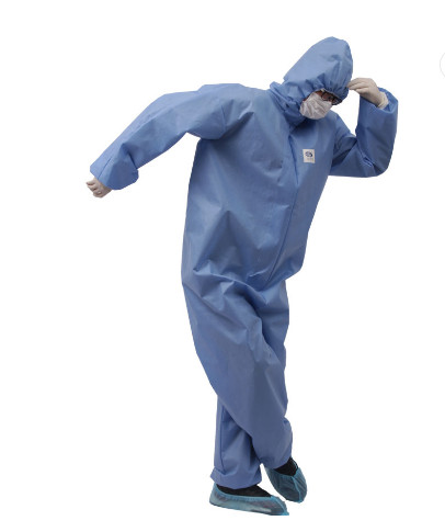 Level 4 Sterile Disposable Cpe Isolation Gown Fluid Resistant