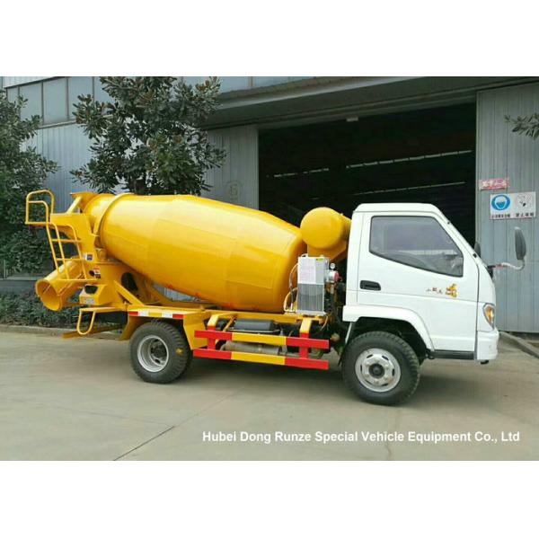 T. King Chassis Concrete Mixer Truck 2 CBM , Ready Mix Cement Trucks