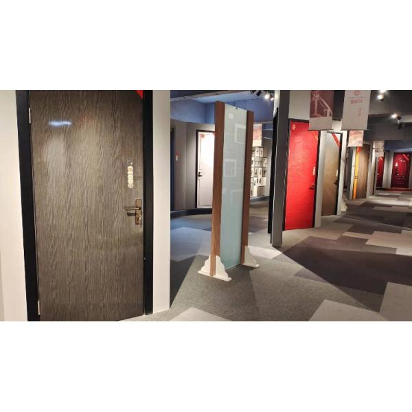 Modern Single Steel Security Entry Doors Fire Proof Rated Exit Door UL 90mins Sound Proof Fire Door Flush