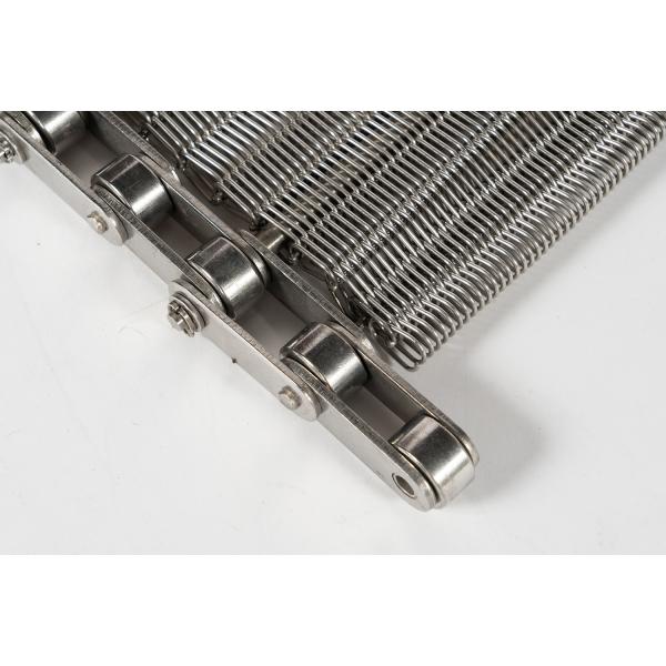                  Food Grade Resin on Both Edges Polyester Open Mesh Conveyor Belt for Food Drying             