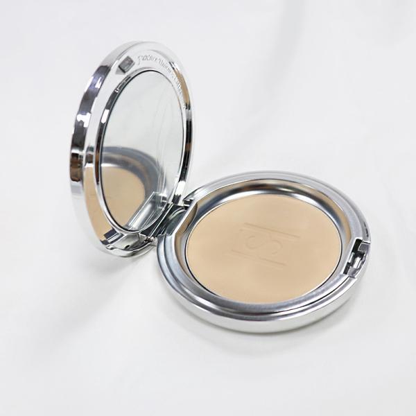O bronzer mineral do CE 500pcs pulveriza o vintage de prata que empacota para toda a pele