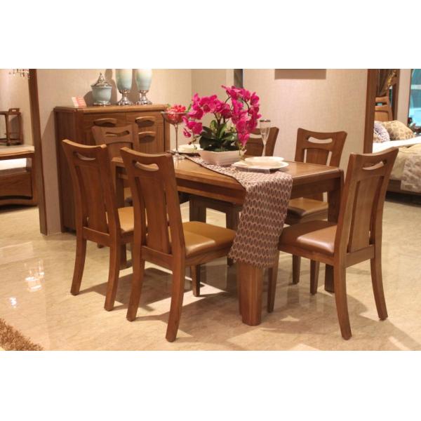 Sharply Modern Kitchen Dining Sets Contemporary Wood Dining Table Veneer Finishing