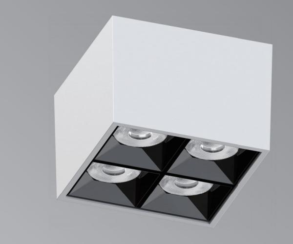 Simple White Black Kitchen bathroom Bedroom corridor Spot Light COB Surface Mounted LED Downlight 10W 14W 20W 24W