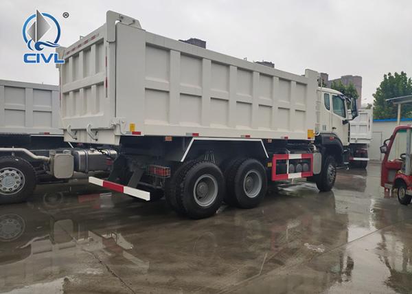 336/371HP Sinotruck Howo White/Red Colour Heavy Duty Dump Truck Tipper Truck Forconstruction site