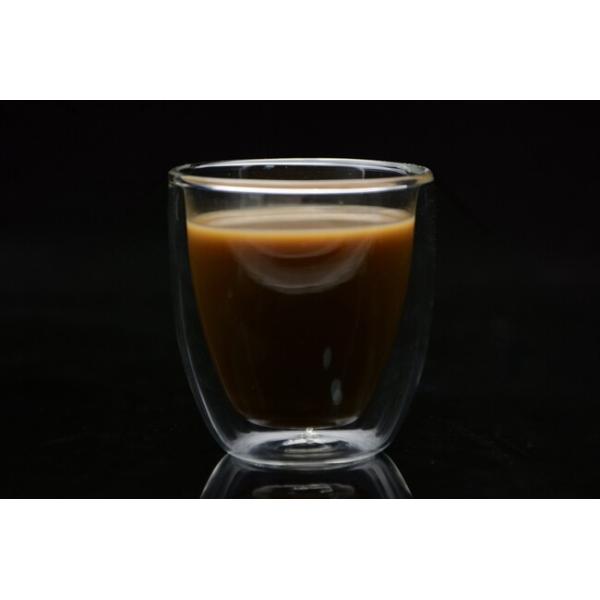 75ml Insulated Double Walled Espresso Glasses Cups 2.6 Ounce Heat Resistant