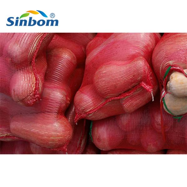 Industrial Agriculture 50x80 cm PP PE Fresh Fruit Onion Sacks Packing Leno Mesh Bag For Vegetables